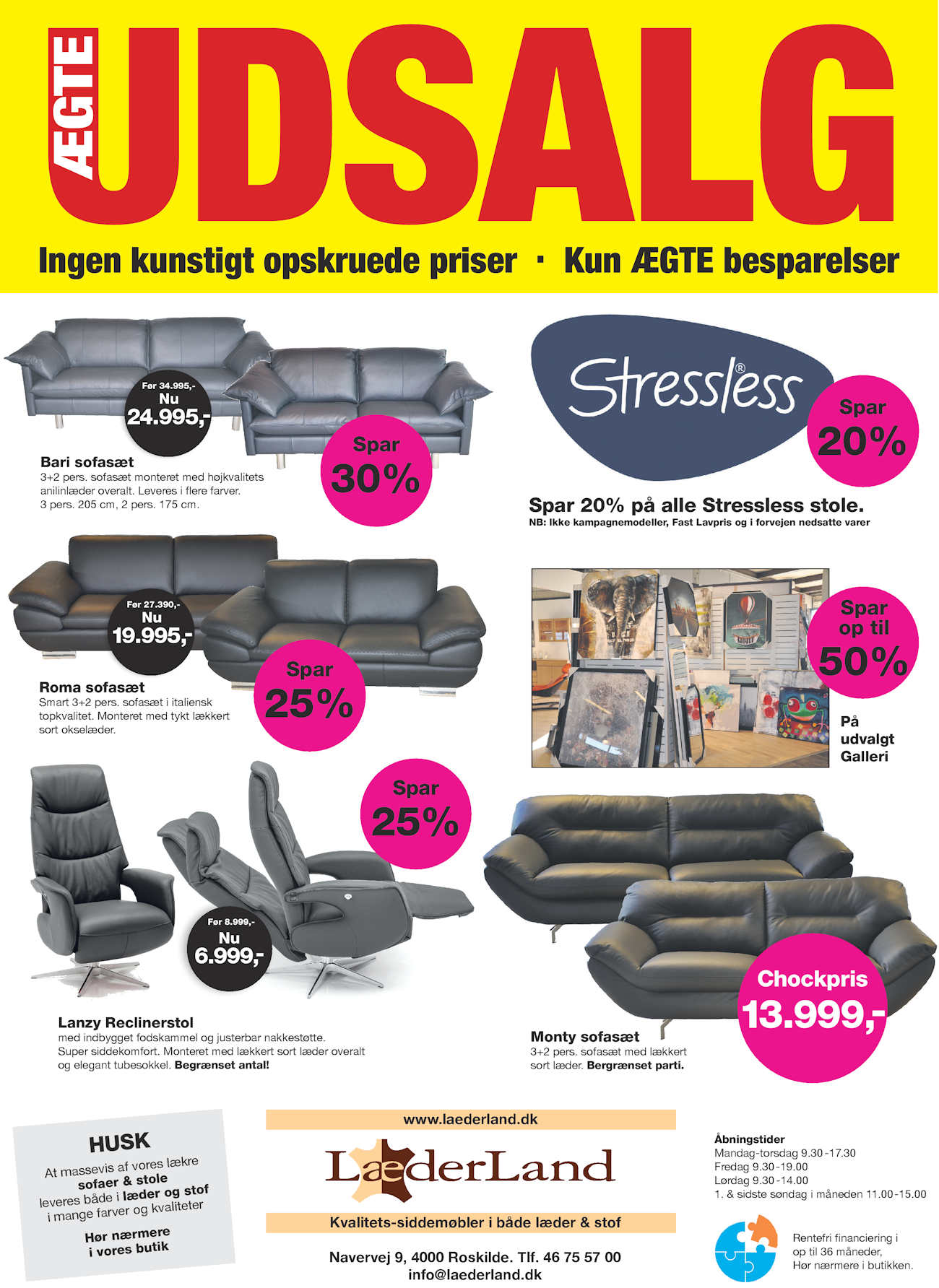 Udsalgsannonce