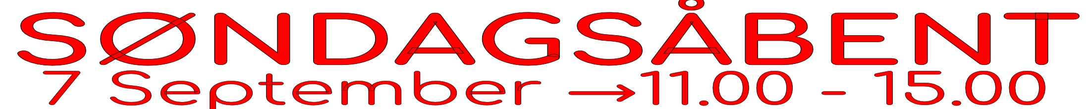 Søndagsåbent